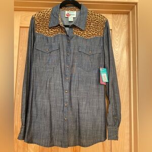 Ariat x Rodeo Quincy Denim Button Down Shirt